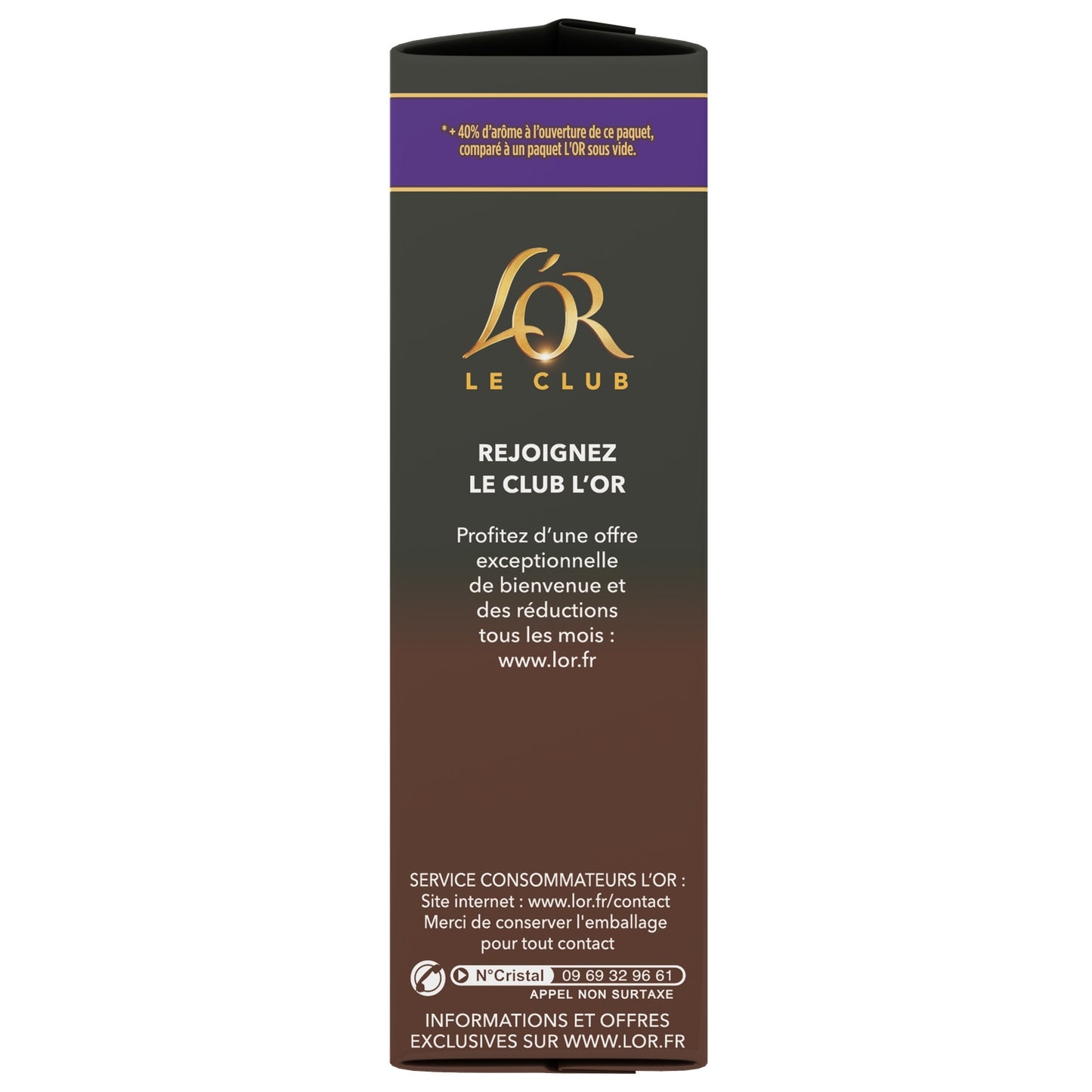 Intensiver gemahlener Kaffee Intensität 7 L'OR