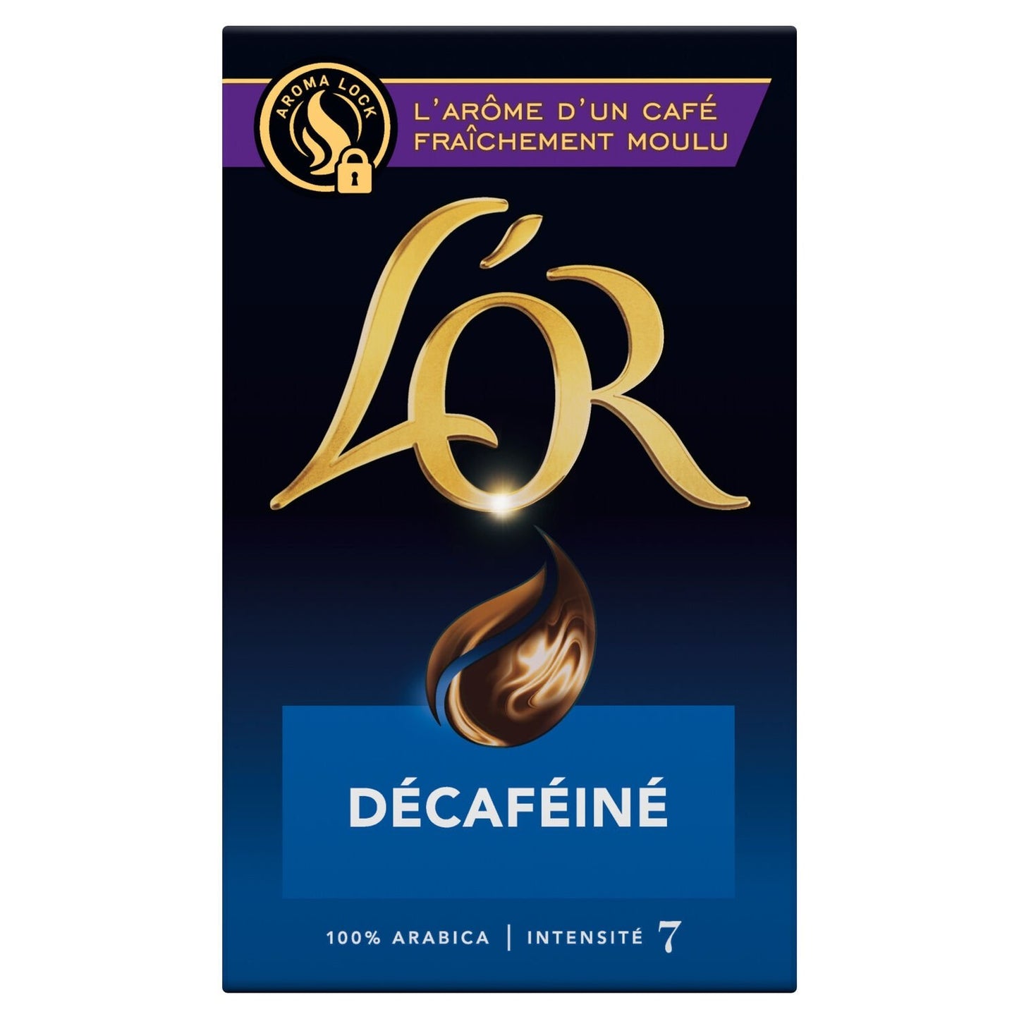 Decaffeinated Ground Coffee 100% Arabica Intensity 7 L'OR