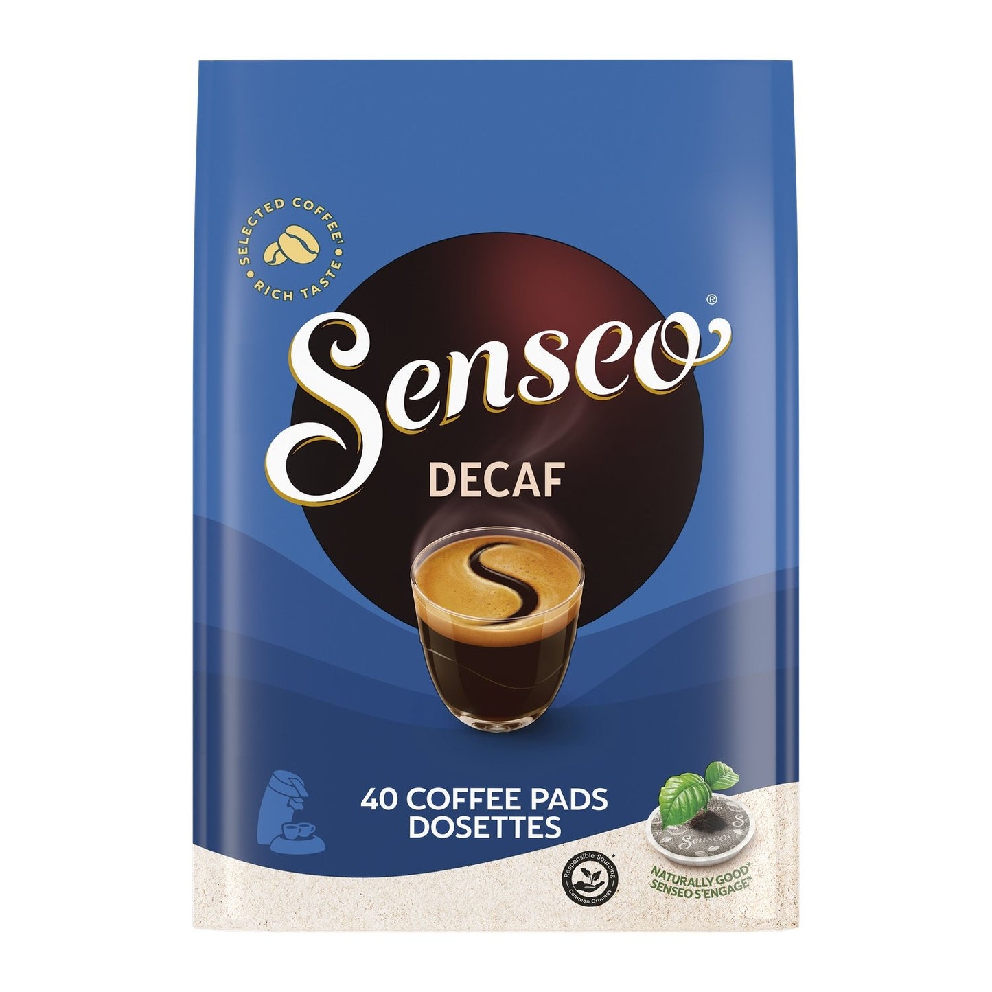 Senseo-kompatible entkoffeinierte Kaffeepads SENSEO