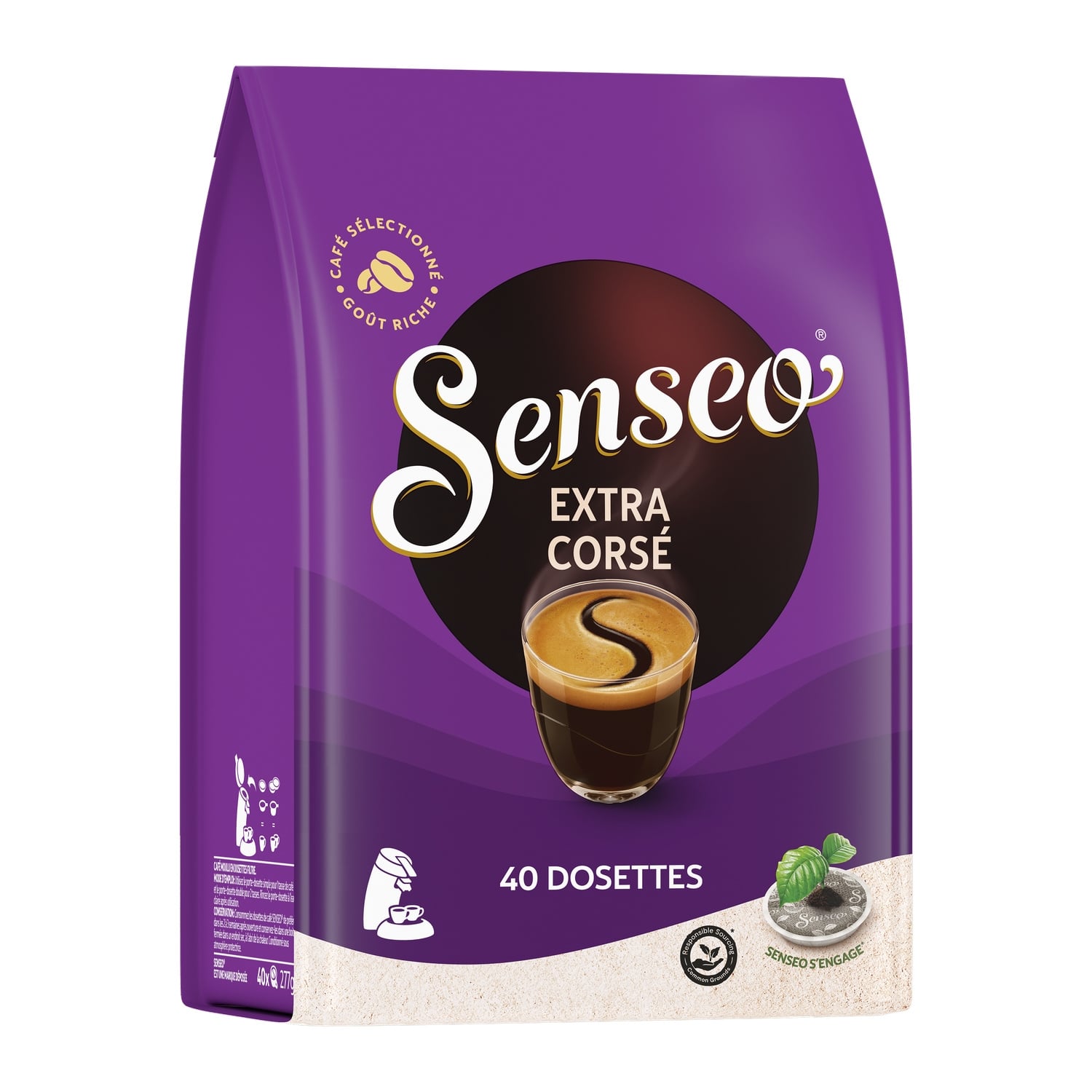 Café Dosettes Extra Corsé Compatibles Senseo SENSEO 