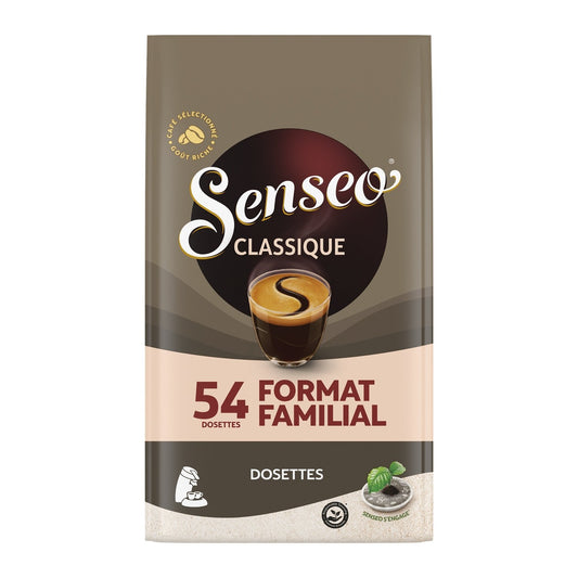 Café Dosettes Classique Equilibré Compatible Senseo SENSEO le paquet de 54 dosettes