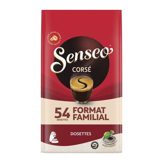 Café Dosettes Corsé Compatible Senseo SENSEO le paquet de 54 dosettes