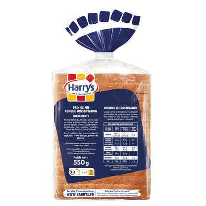 Pain de Mie Longue Conservation Nature HARRYS 