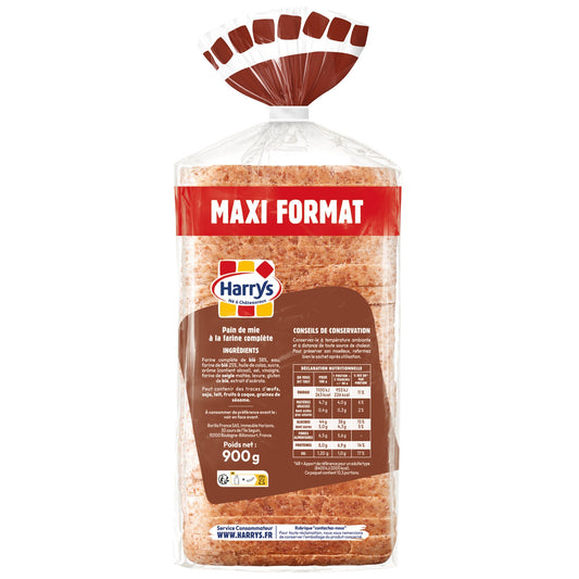 HARRYS Complete American Sandwich Bread Maxi Size No Additives