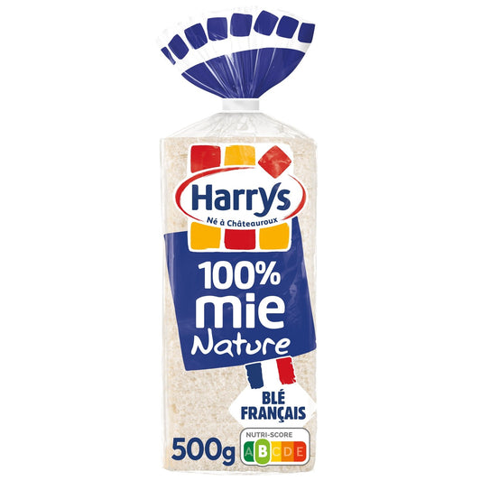 HARRYS 100% Plain Sandwich Bread, Crustless, No Additives, Small Slices