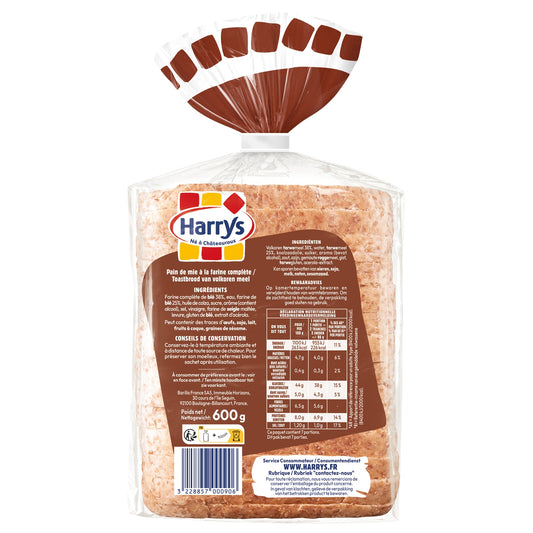 HARRYS Complete American Sandwich Bread Without Additives
