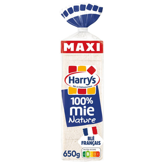 HARRYS 100% Plain Sandwich Bread, Crustless, Maxi Size, No Additives
