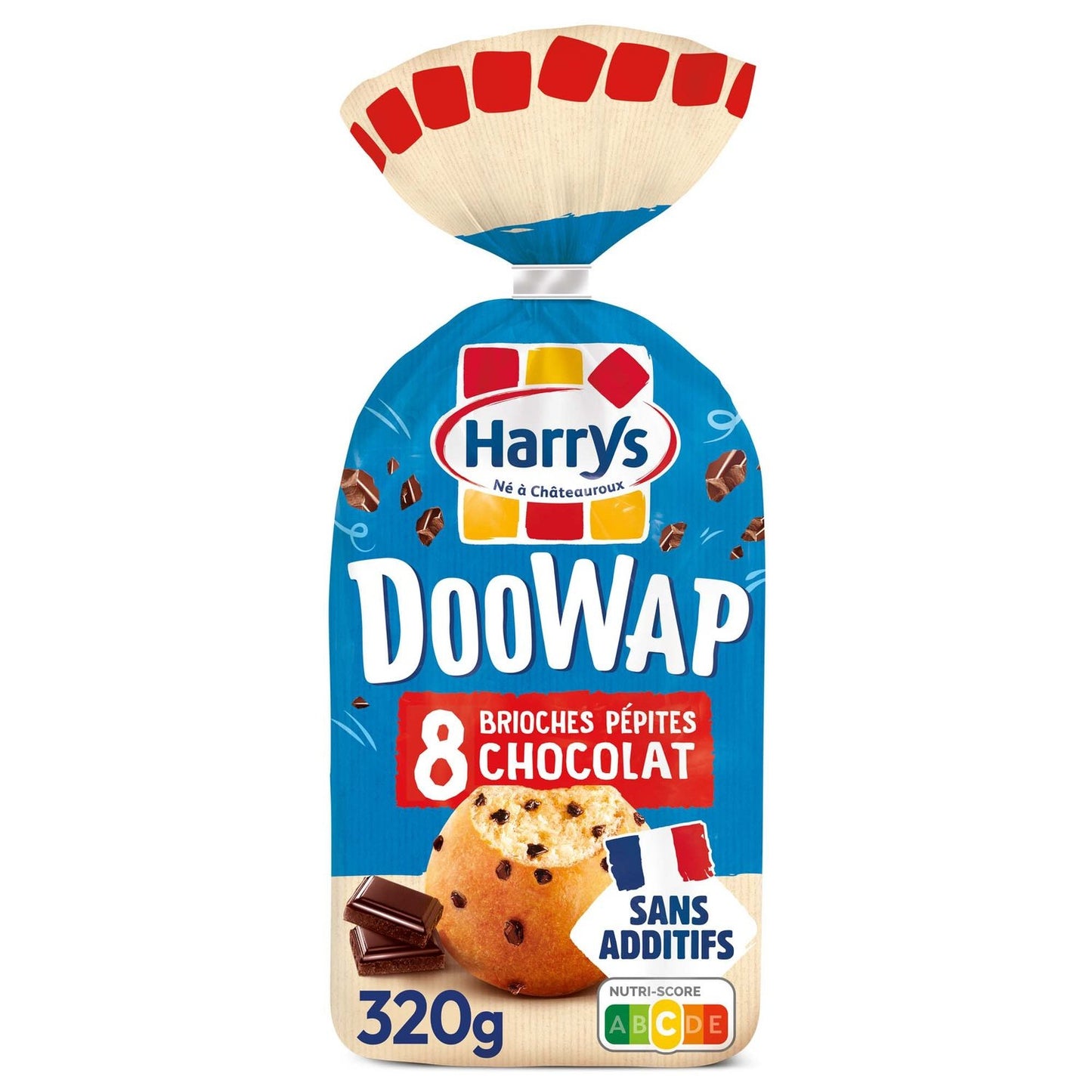 HARRYS No Additives Chocolate Chip Doowap Brioches