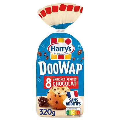 HARRYS No Additives Chocolate Chip Doowap Brioches