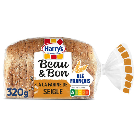 Pain de Mie Farine de Seigle Beau & Bon HARRYS le sachet de 320g