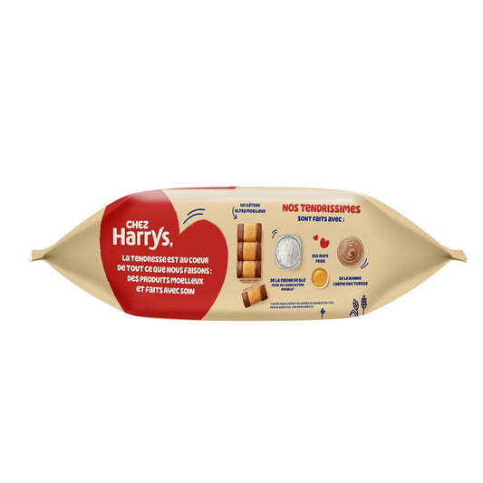HARRYS Soft Hazelnut and Cocoa Cakes Tender Less Sugar