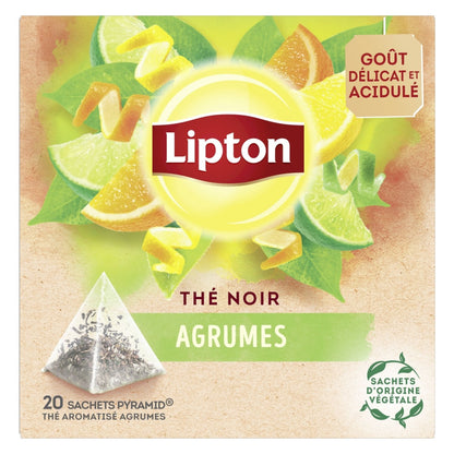 [ANTI-GASPILLAGE] Thé Noir Agrumes LIPTON - Date de durabilité minimale : 02/2026
