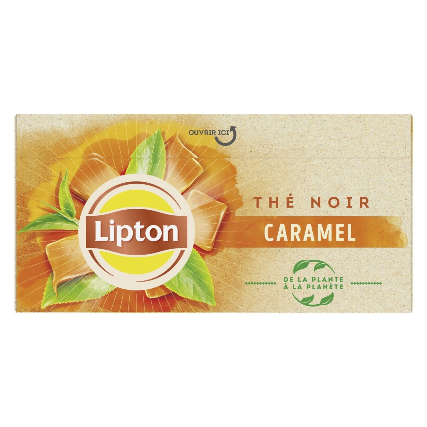 [ANTI-GASPILLAGE] Thé Noir Caramel LIPTON - Date de durabilité minimale : 08/2025