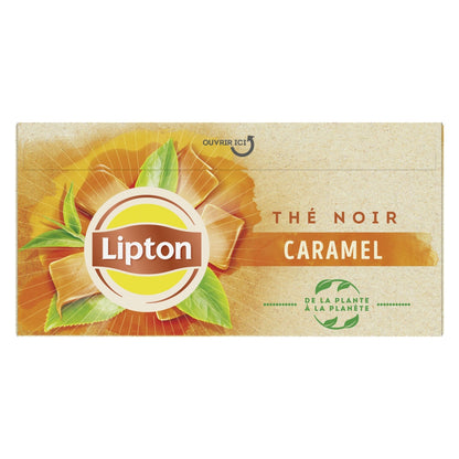 [ANTI-GASPILLAGE] Thé Noir Caramel LIPTON - Date de durabilité minimale : 08/2025