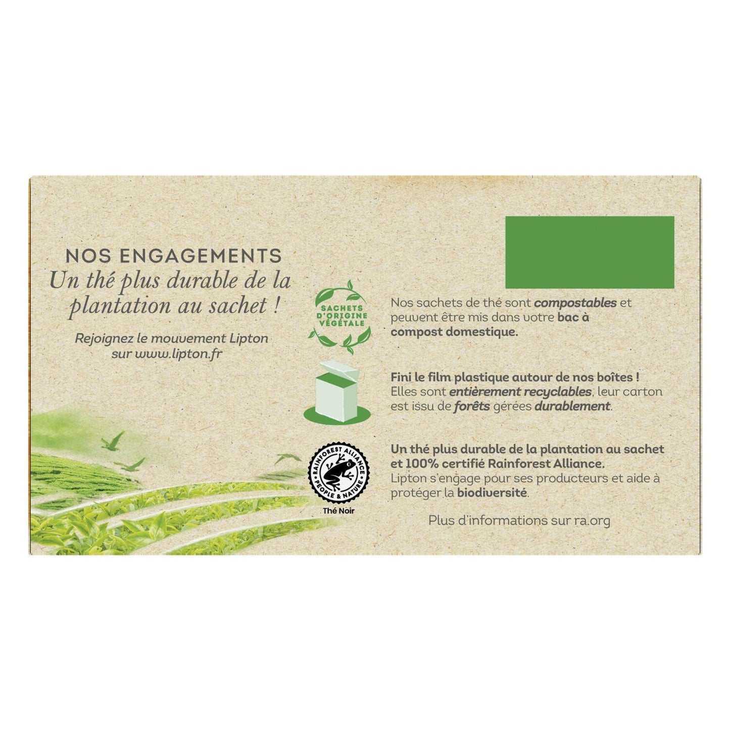 [ANTI-GASPILLAGE] Thé Noir Caramel LIPTON - Date de durabilité minimale : 08/2025