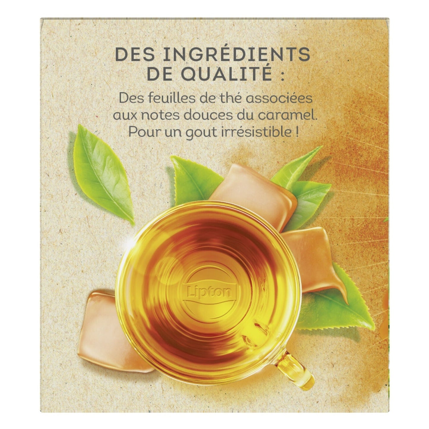 [ANTI-GASPILLAGE] Thé Noir Caramel LIPTON - Date de durabilité minimale : 08/2025