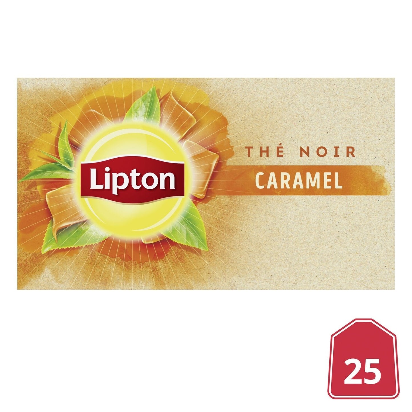 [ANTI-GASPILLAGE] Thé Noir Caramel LIPTON - Date de durabilité minimale : 08/2025