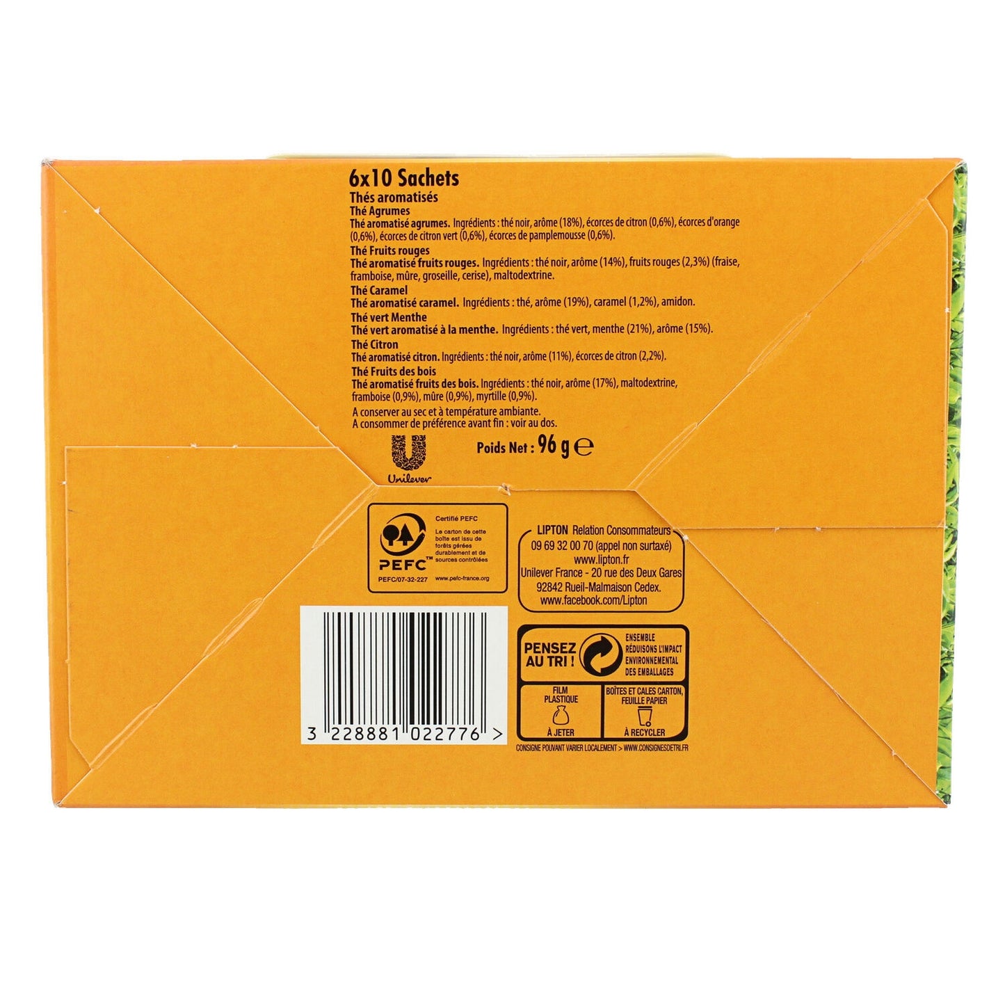 Thé Noir Parfumé Coffret LIPTON