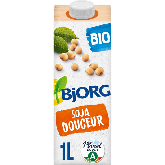BJORG Organic Plant-Based Drink with Sweet Soy Milk