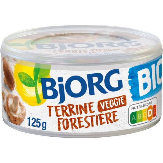 Terrine Bio Forestière BJORG La boite de 125g
