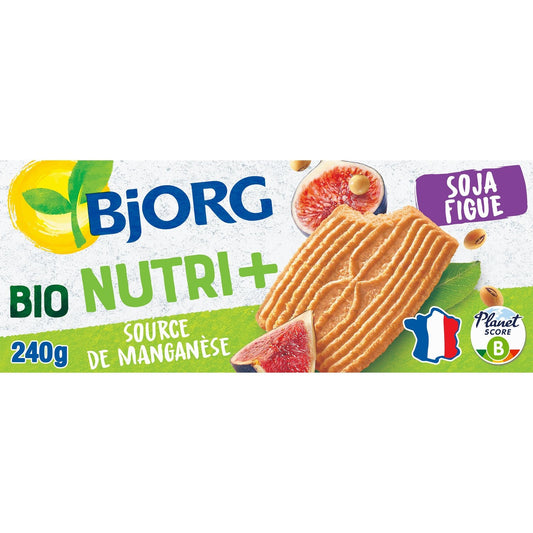 Biscuits Bio Soja Figue BJORG Le paquet de 240g