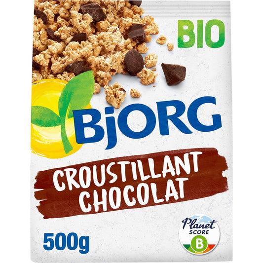Céréales Bio Croustillant Chocolat BJORG La boite de 500g