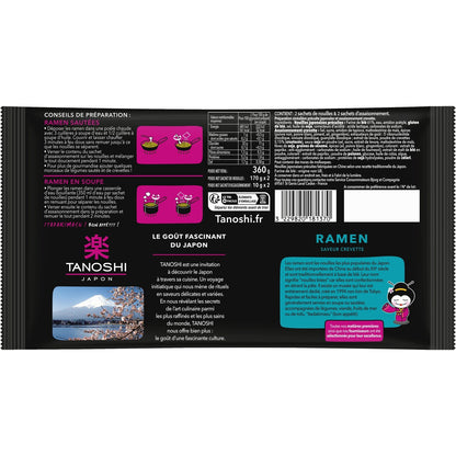TANOSHI Shrimp Ramen Noodles