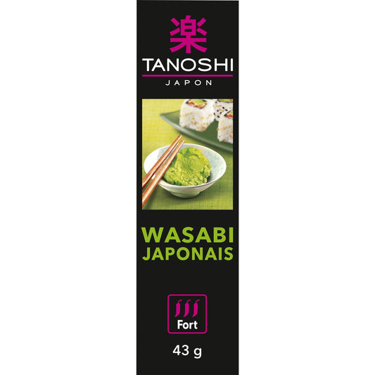 Wasabi Moutarde Japonaise TANOSHI Le tube de 43g