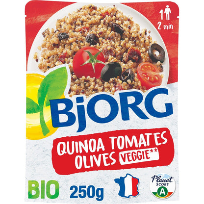 Bio Quinoa Tomaten Oliven Fertiggericht BJORG