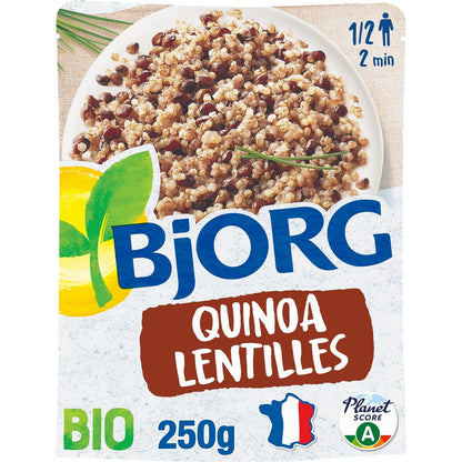 BJORG Organic Quinoa and Lentil Ready Meal