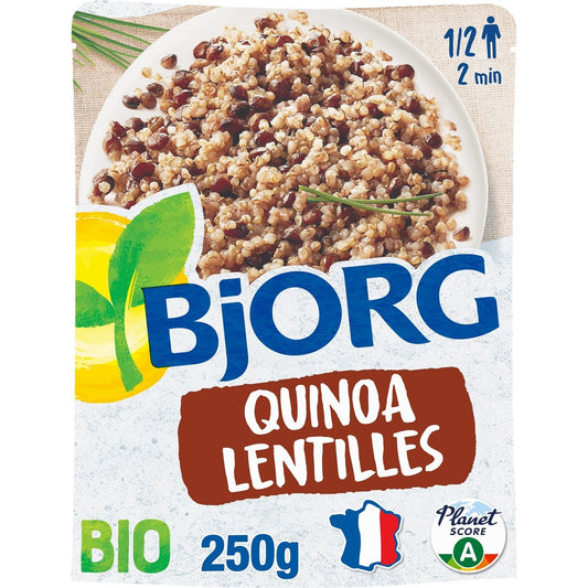 BJORG Organic Quinoa and Lentil Ready Meal