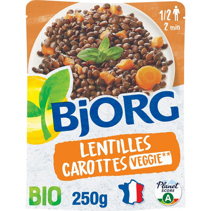 BJORG Organic Lentil and Carrots Ready Meal