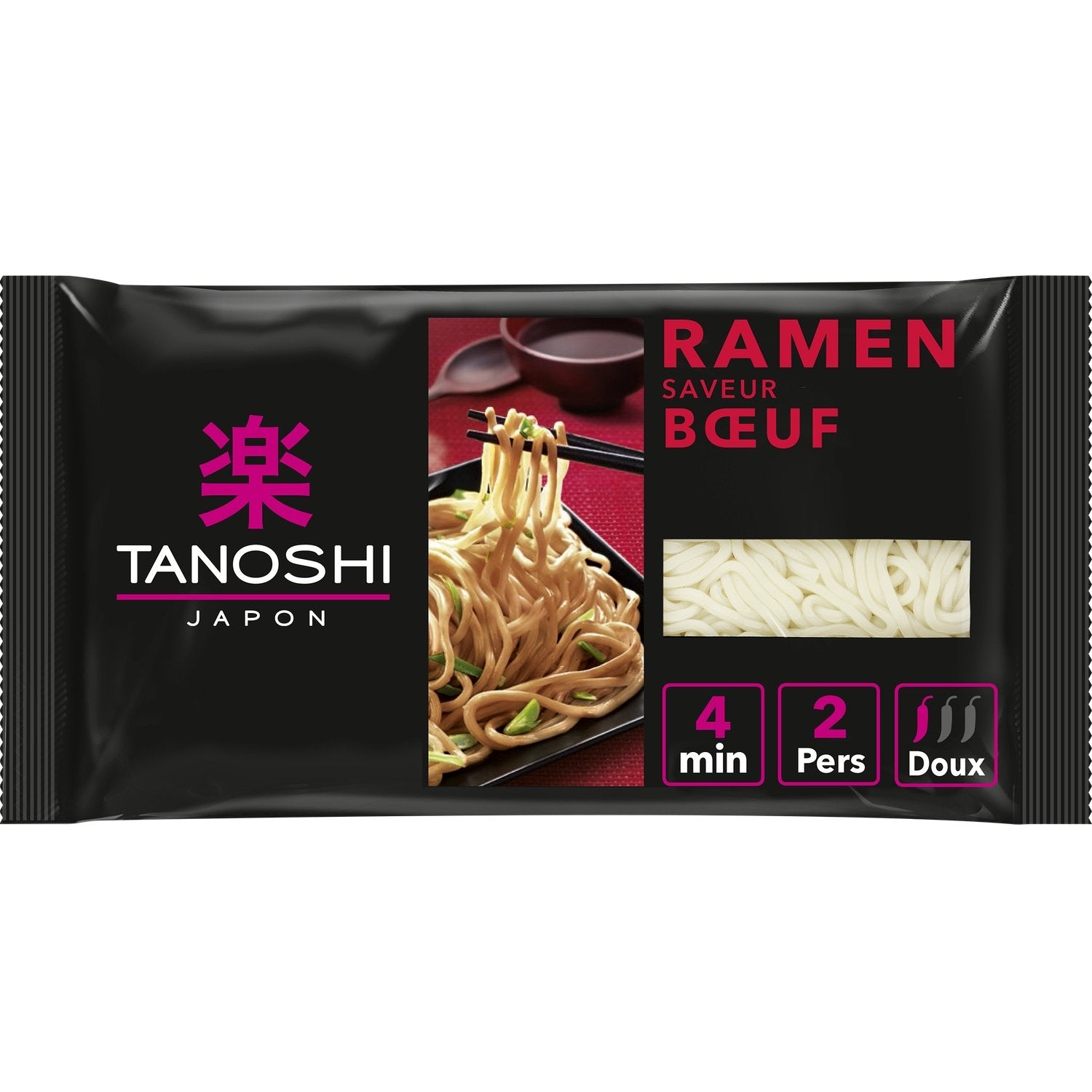 Nouilles Ramen Bœuf TANOSHI Le sachet de 360g