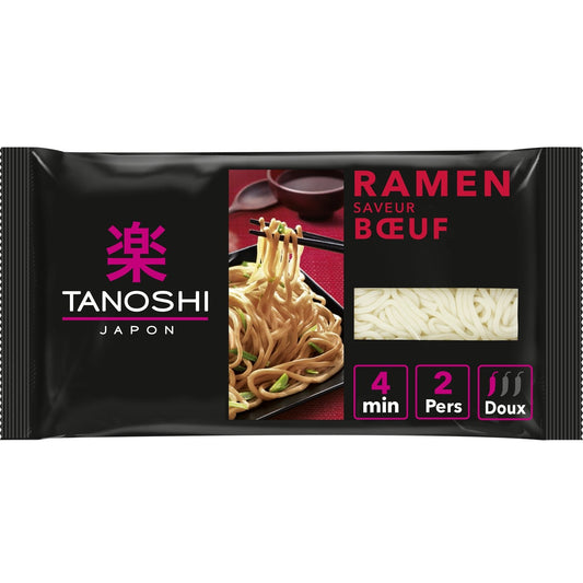 Nouilles Ramen Bœuf TANOSHI Le sachet de 360g