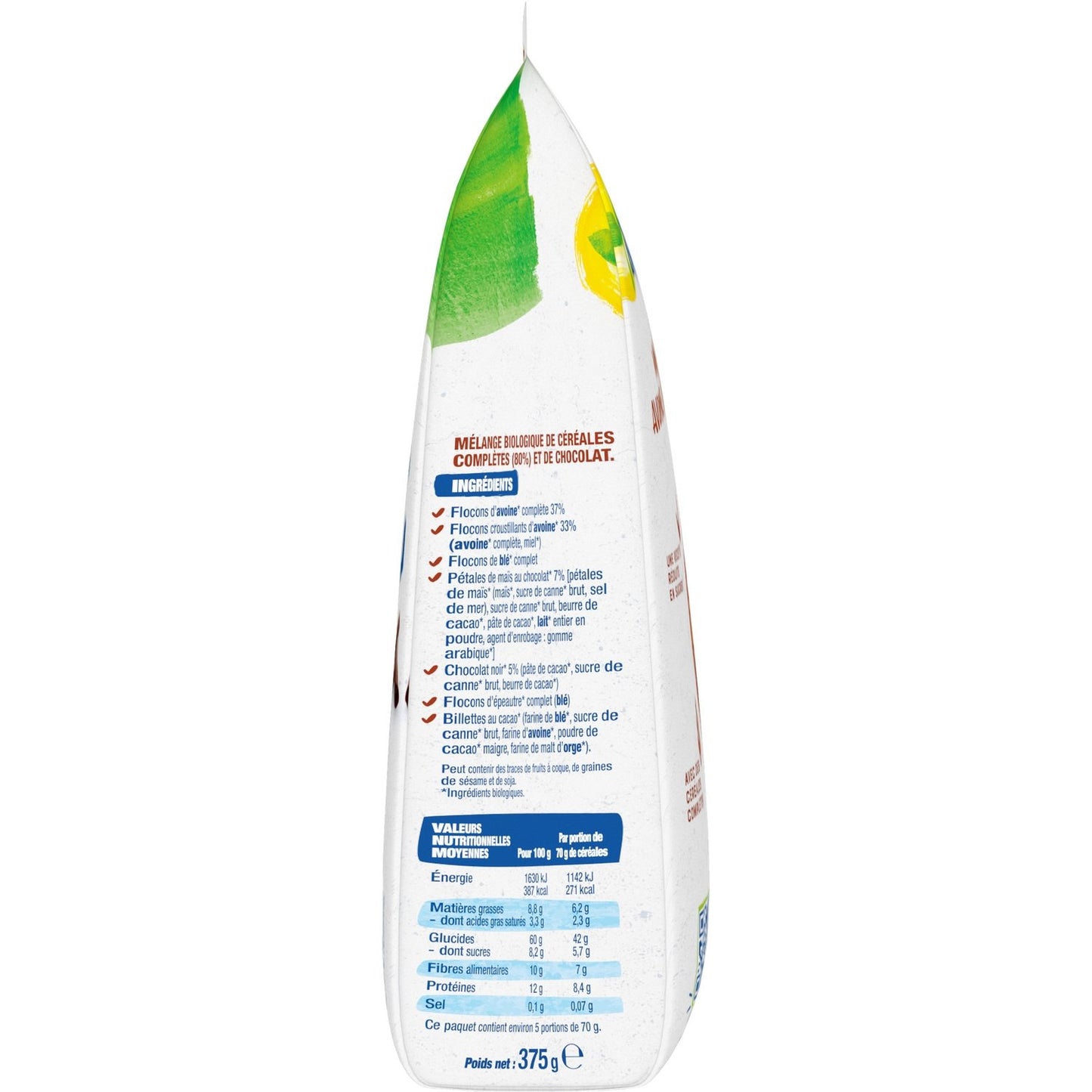 Céréales Bio Muesli Avoine Chocolat BJORG