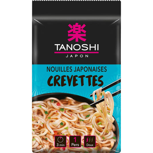 Nouilles Blé Crevettes TANOSHI Le paquet de 85g