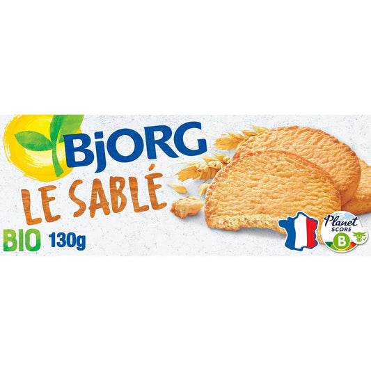Biscuits Bio Sablé BJORG Le paquet de 130g