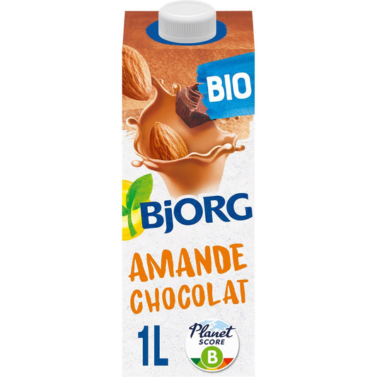 BJORG Organic Plant-Based Drink with Almond Milk and Chocolate