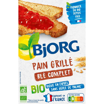 BJORG Organic Whole Wheat Toast