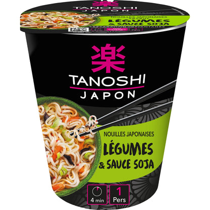 TANOSHI Vegetable Noodles in Soy Sauce