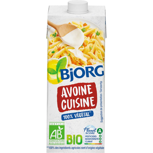 Aide Culinaire Bio Avoine Cuisine BJORG La brique de 200 mL