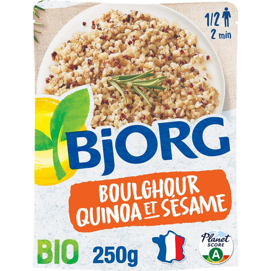 BJORG Organic Quinoa Sesame Bulgur Ready Meal