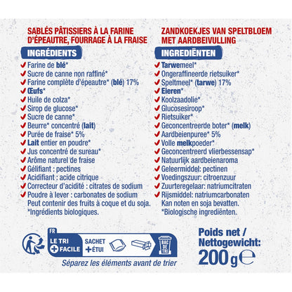 Biscuits Bio Lunettes Fraise BJORG