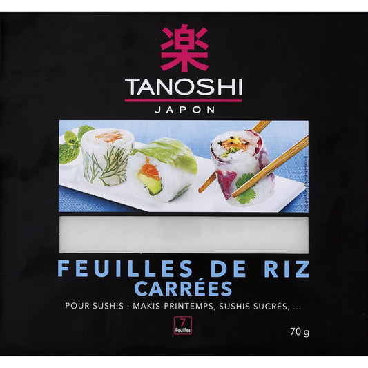 TANOSHI Square Rice Papers