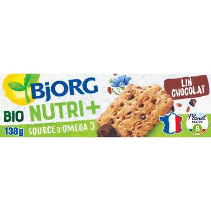 Biscuits Bio Lin Chocolat BJORG