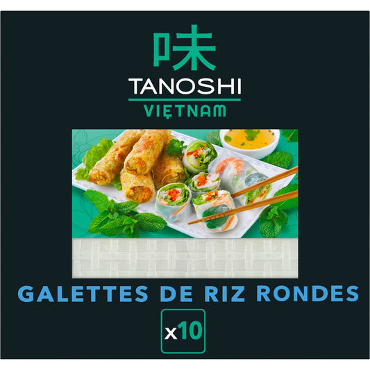 TANOSHI Rice Cake for Nems, Ravioli &amp; Spring Rolls