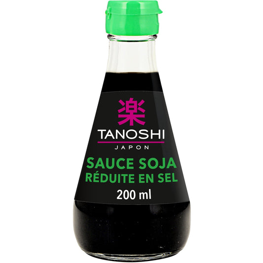 Sauce Salée Réduite en Sel TANOSHI La bouteiLLe de 200mL