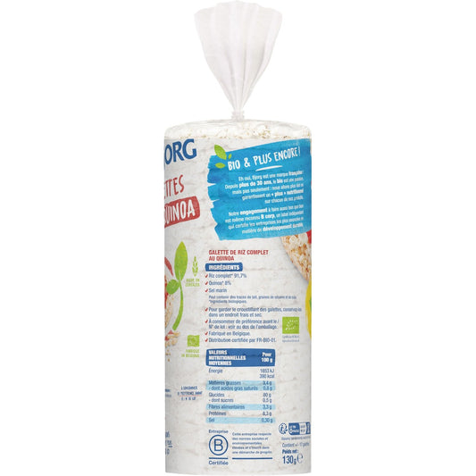 BJORG Organic Quinoa Rice Cakes