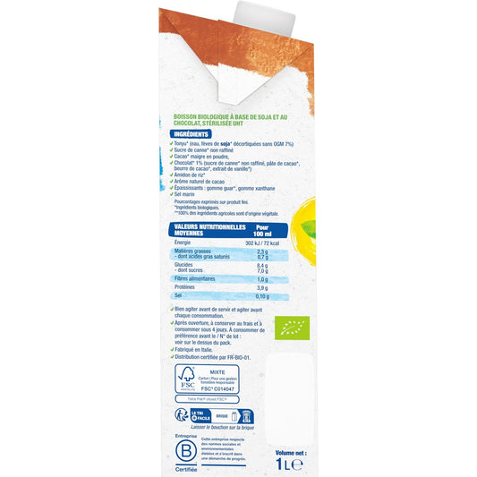 BJORG Organic Soy Chocolate Plant Drink