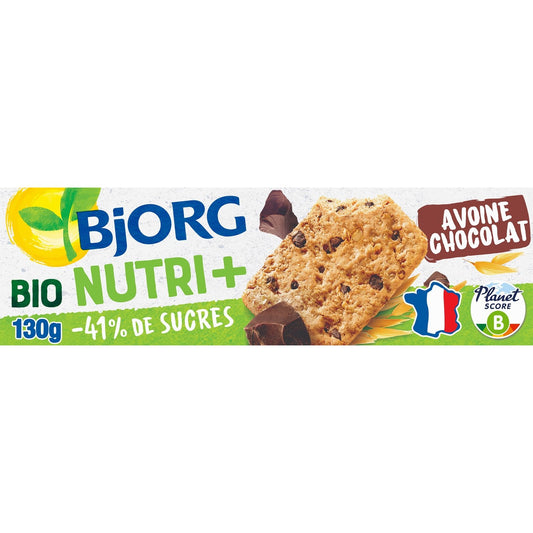 BJORG Organic Oatmeal Chocolate Chip Cookies
